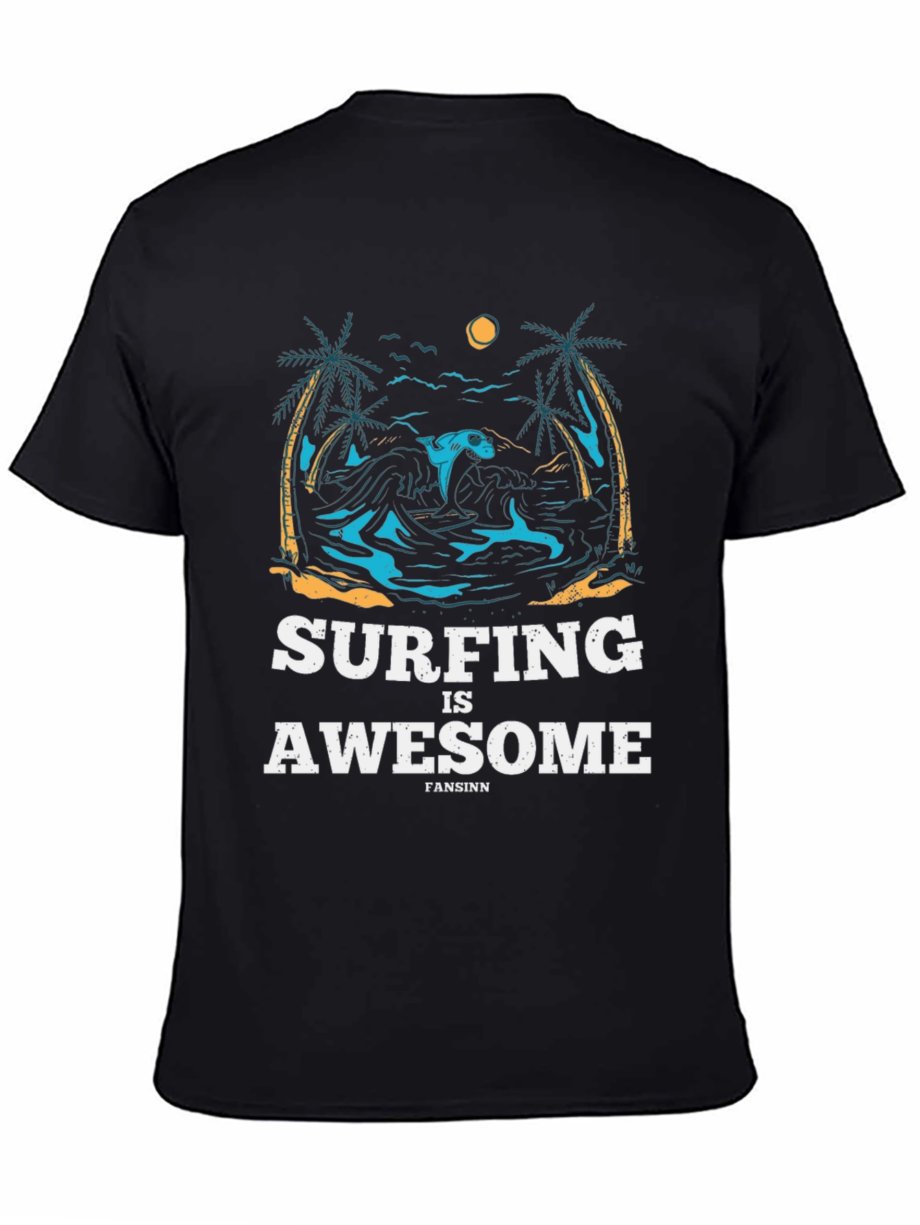 Surfing is Awesome Graphic Tee