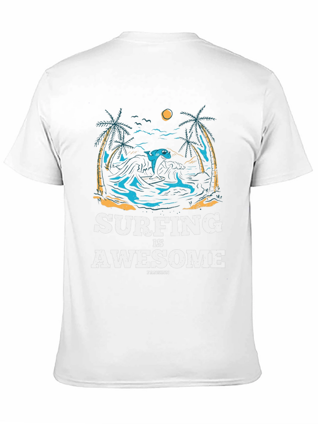 Surfing is Awesome Graphic Tee