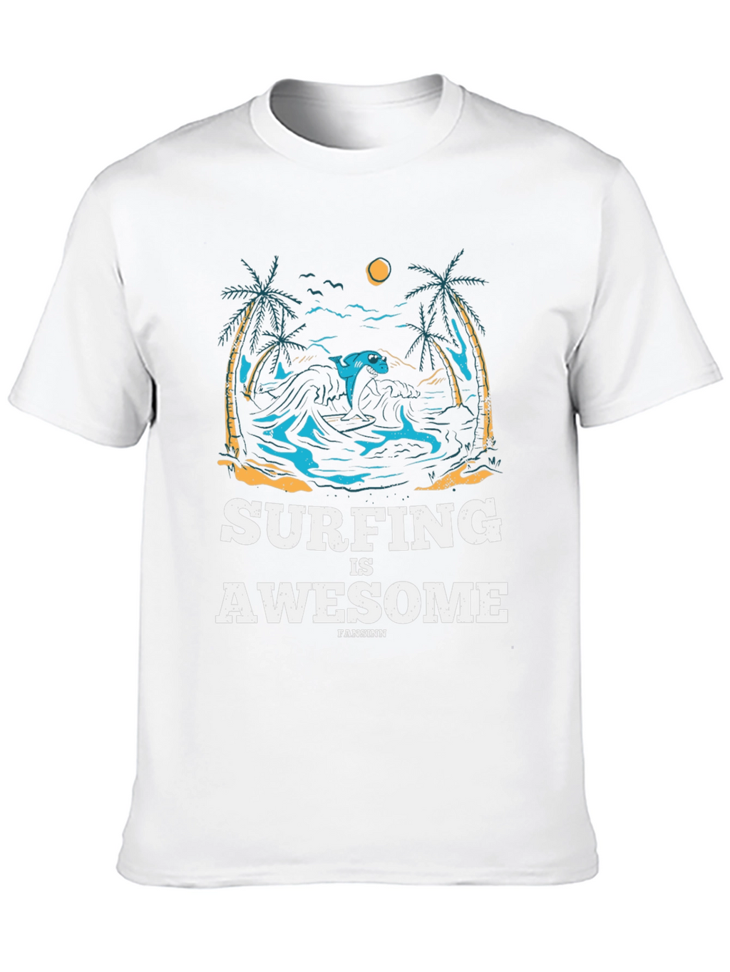 Surfing is Awesome Graphic Tee