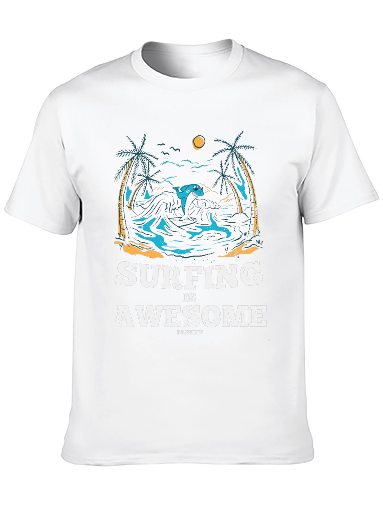 Surfing is Awesome Graphic Tee