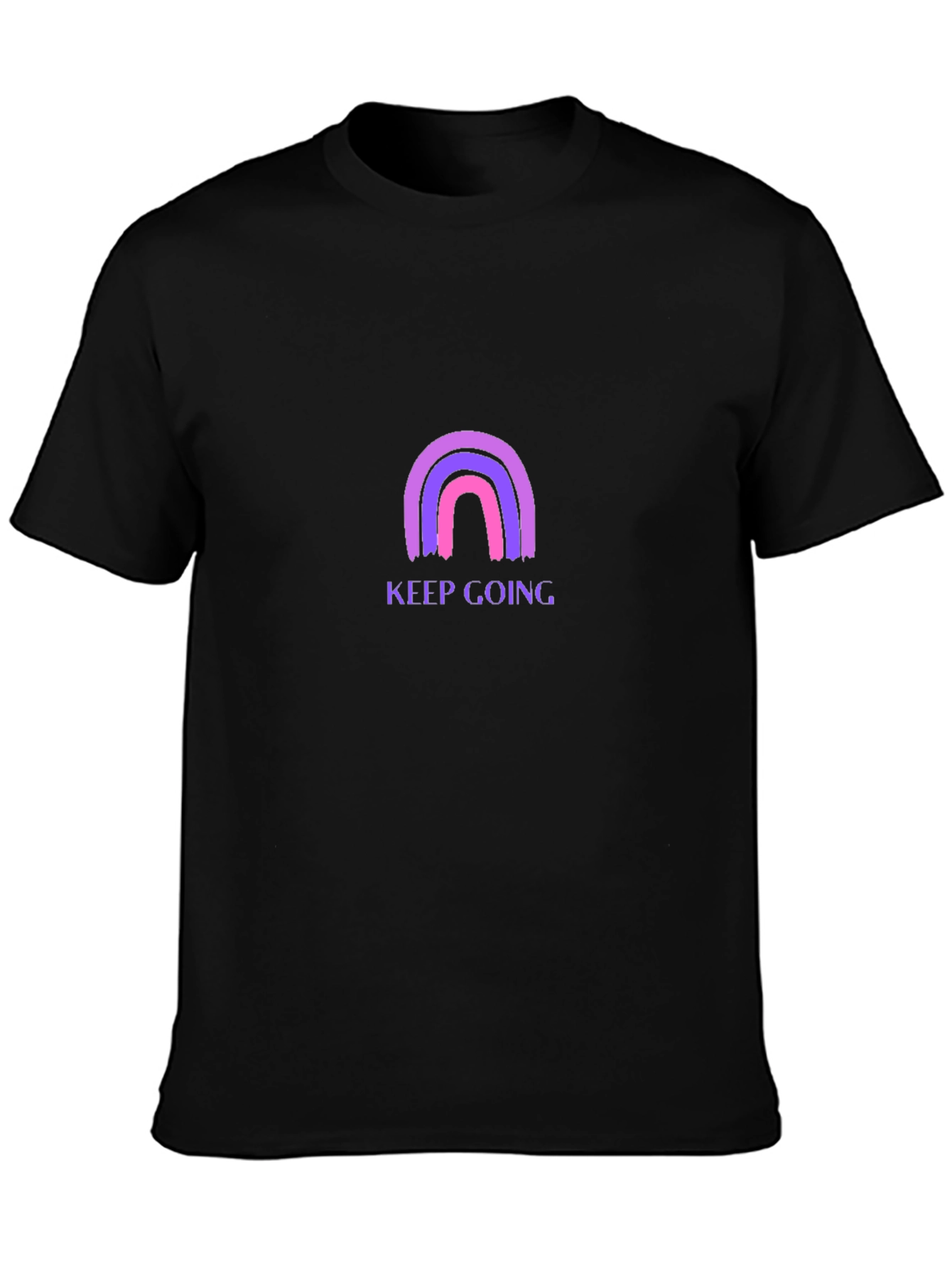 Keep Going Rainbow Graphic T-Shirt