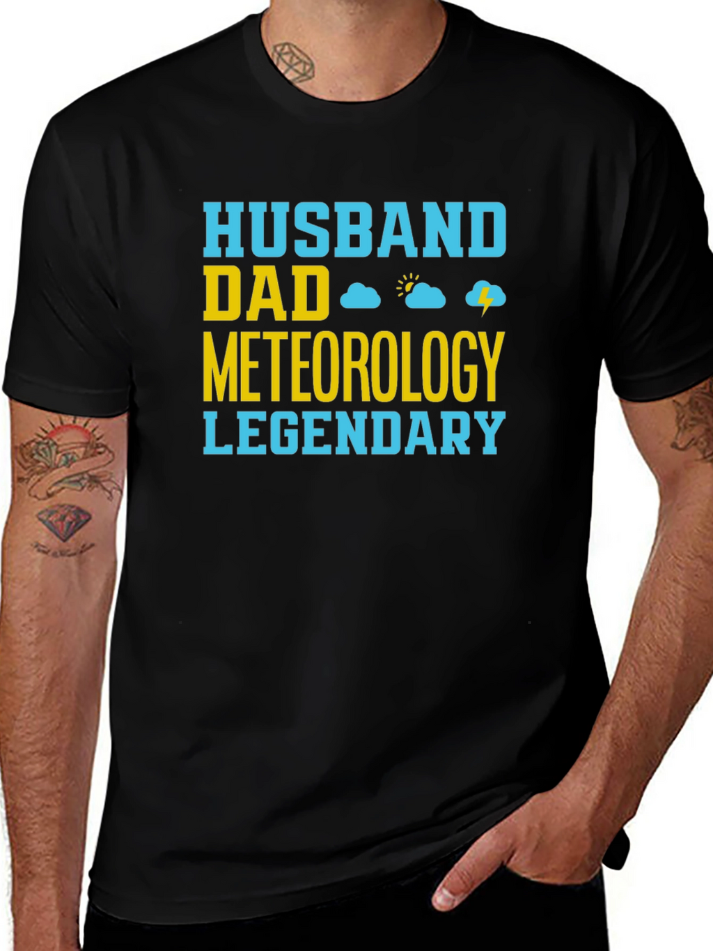 Husband Dad Meteorology Legendary T-Shirt