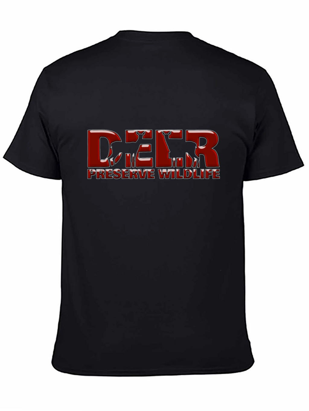 Deer Preserve Wildlife Graphic T-Shirt