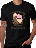 Cute Ferret Lover Tee - Solo Una Chica