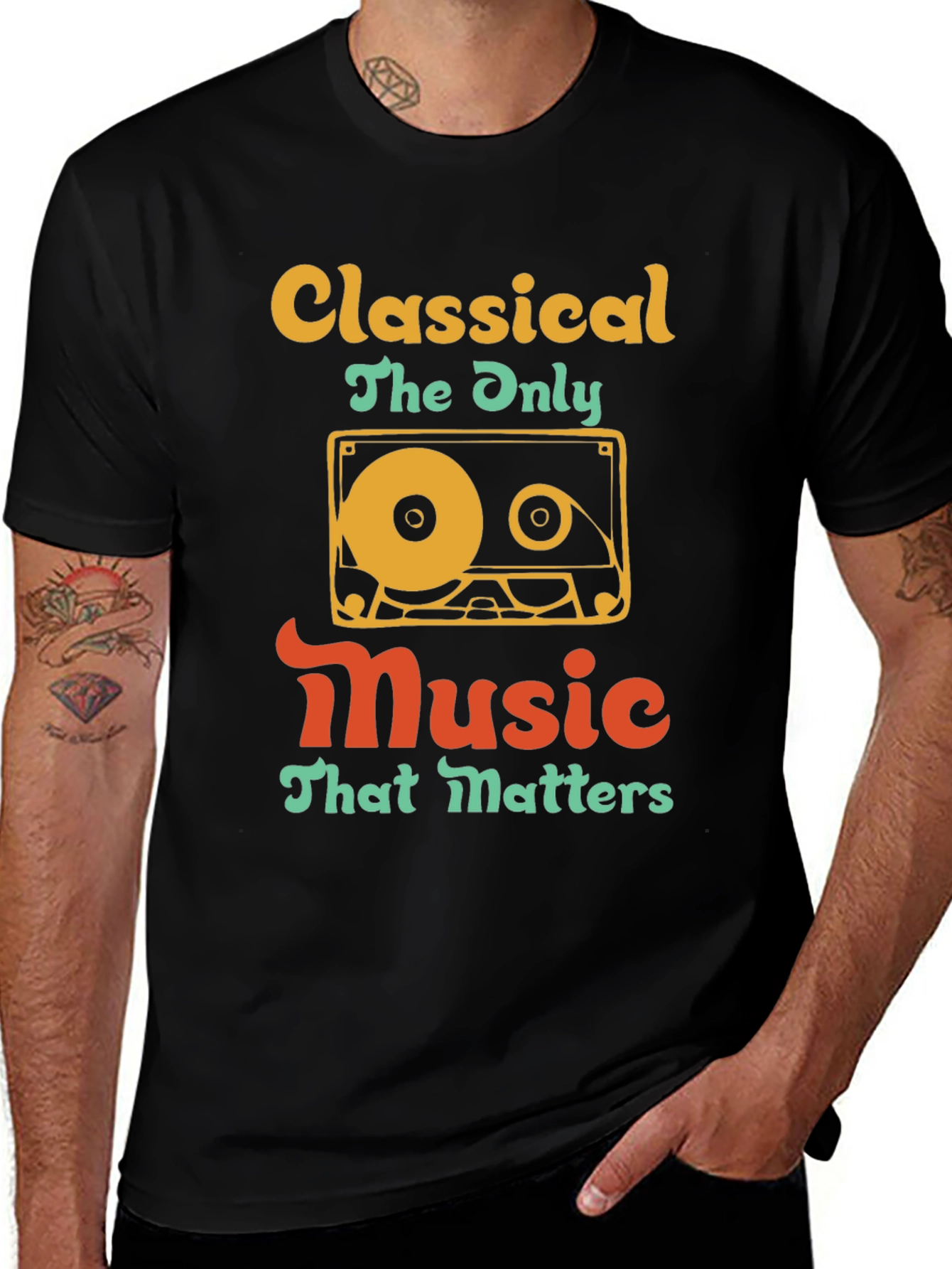 Classical Music Cassette T-Shirt