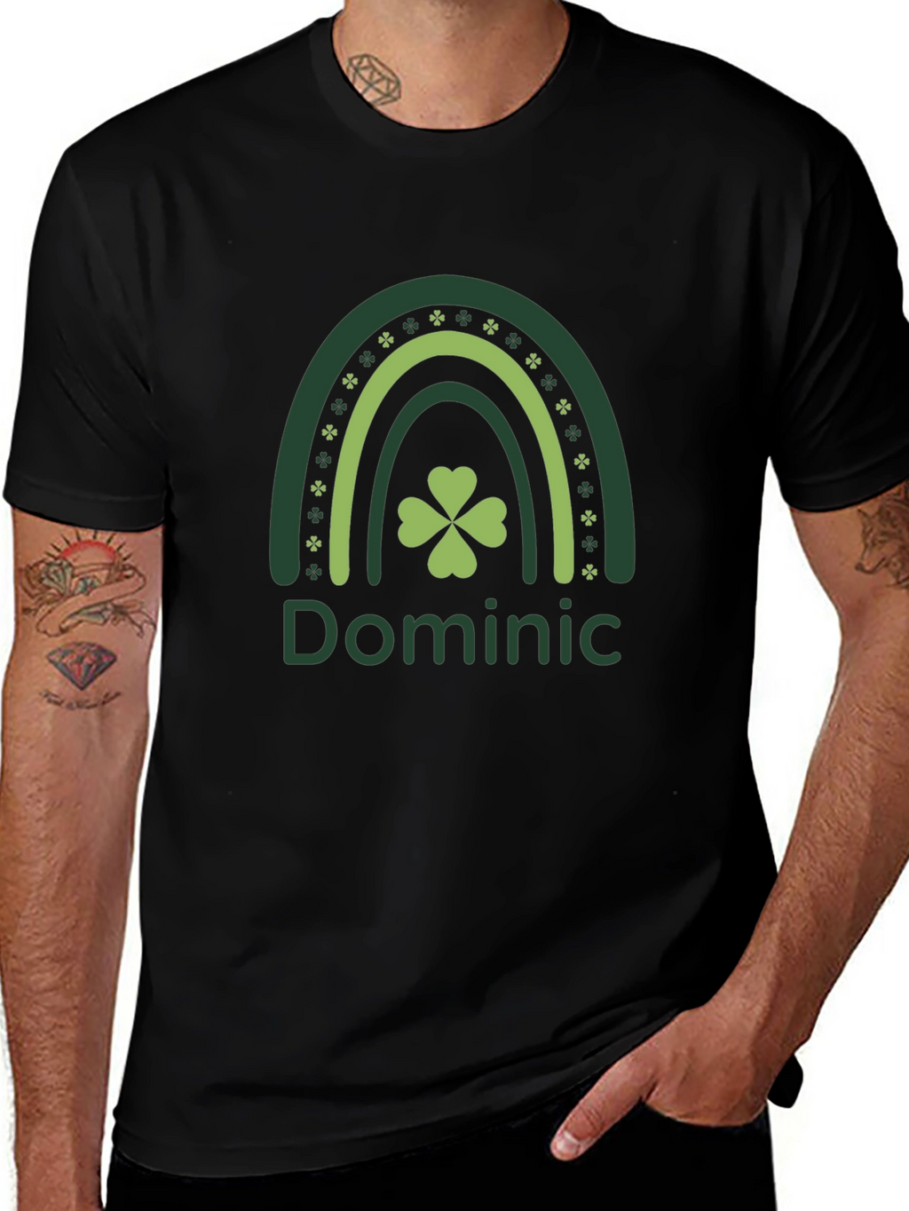 Personalized St. Patricks Day Rainbow T-Shirt