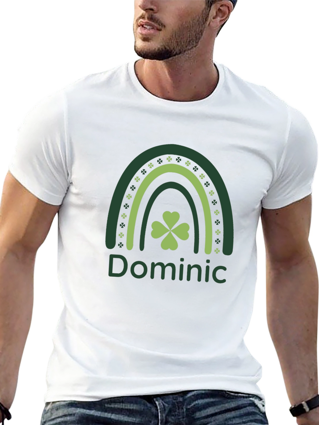 Personalized St. Patricks Day Rainbow T-Shirt