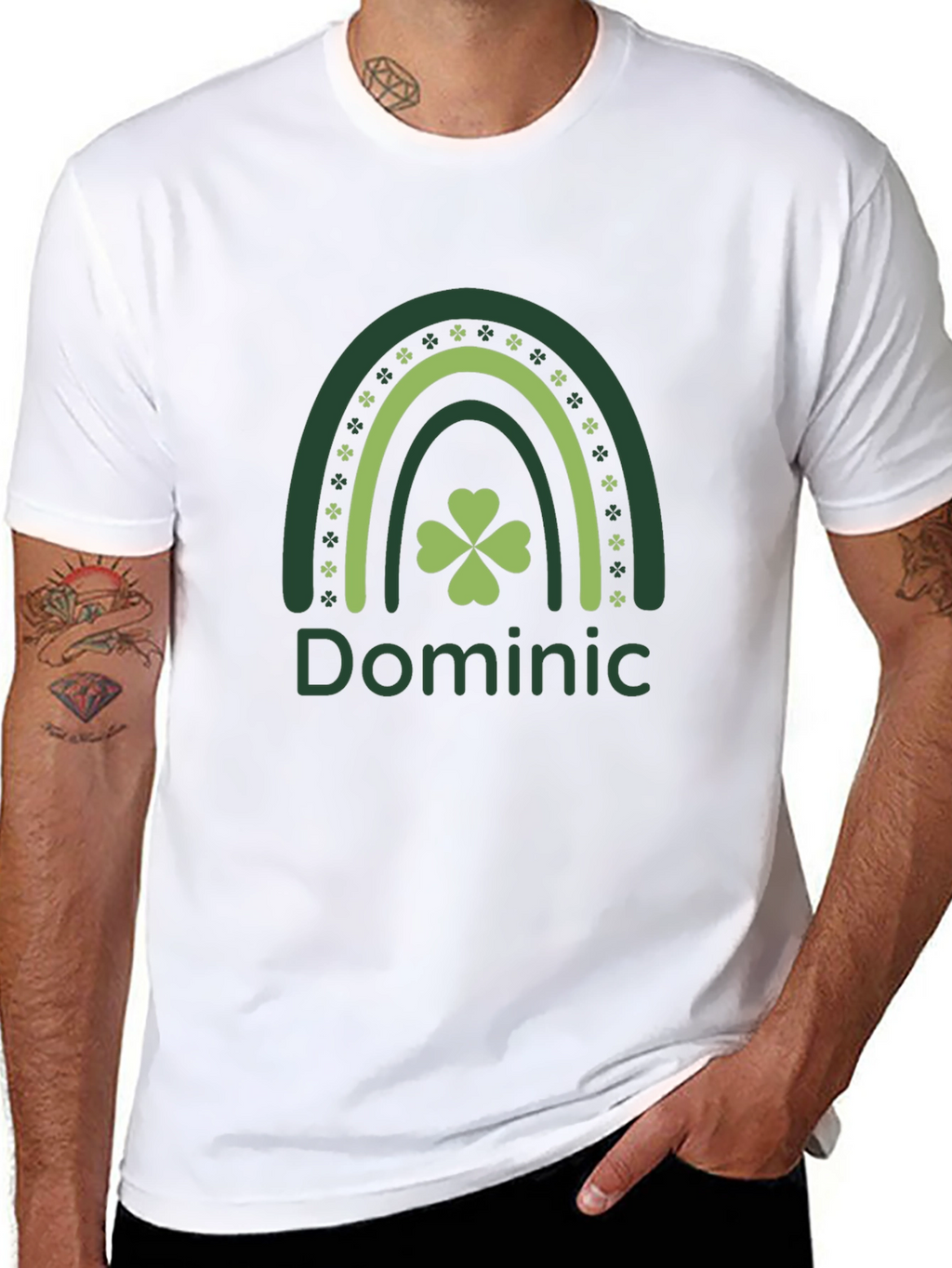 Personalized St. Patricks Day Rainbow T-Shirt