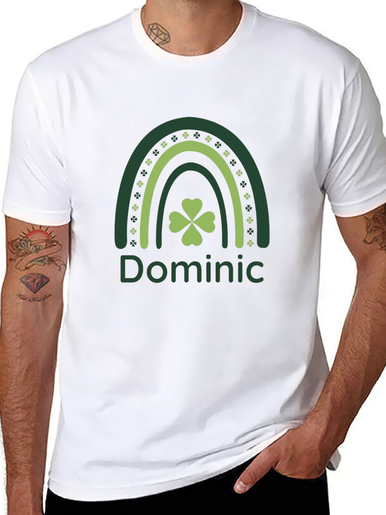 Personalized St. Patricks Day Rainbow T-Shirt