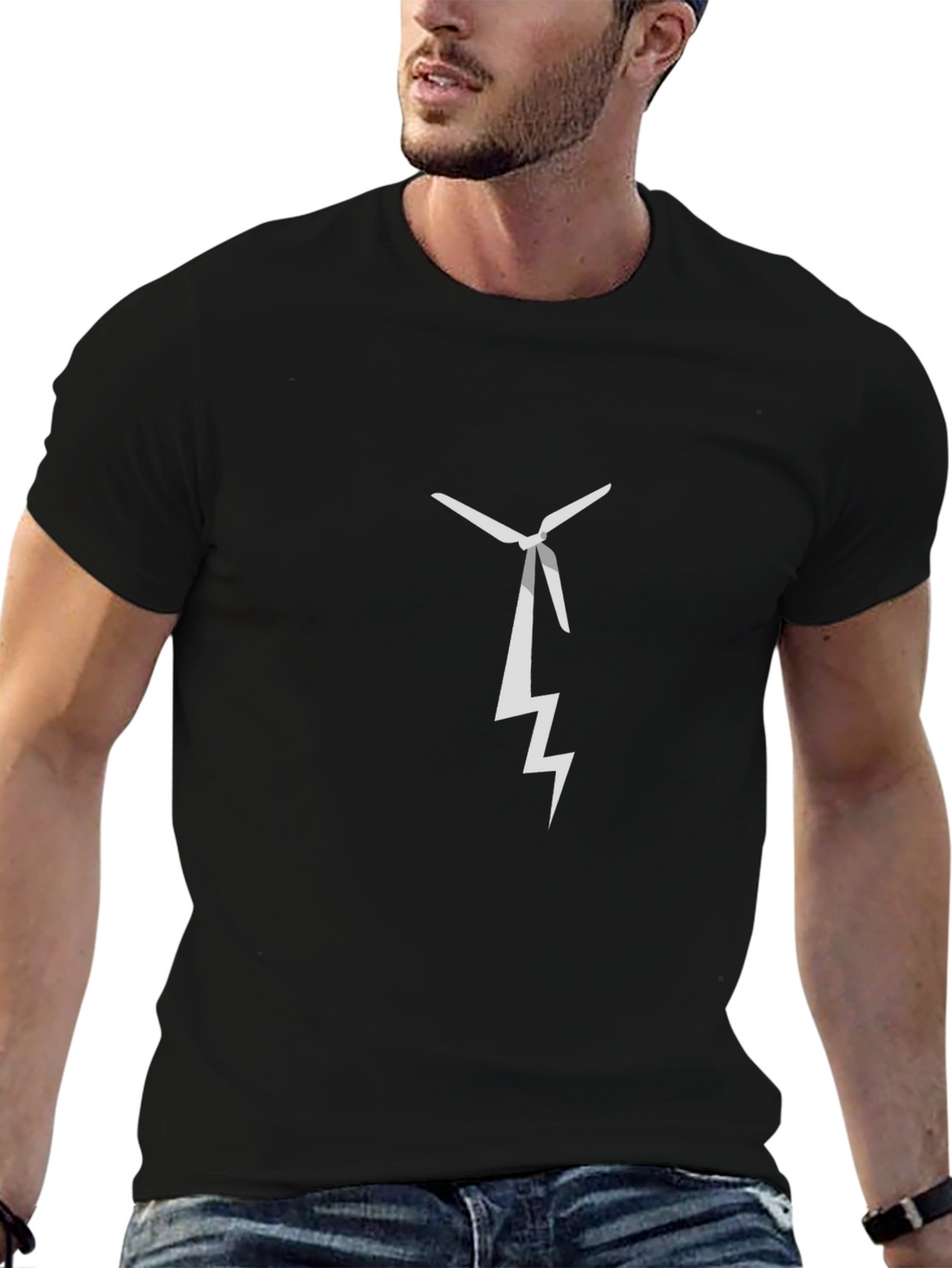 Wind Power T-Shirt: Clean Energy Graphic Tee