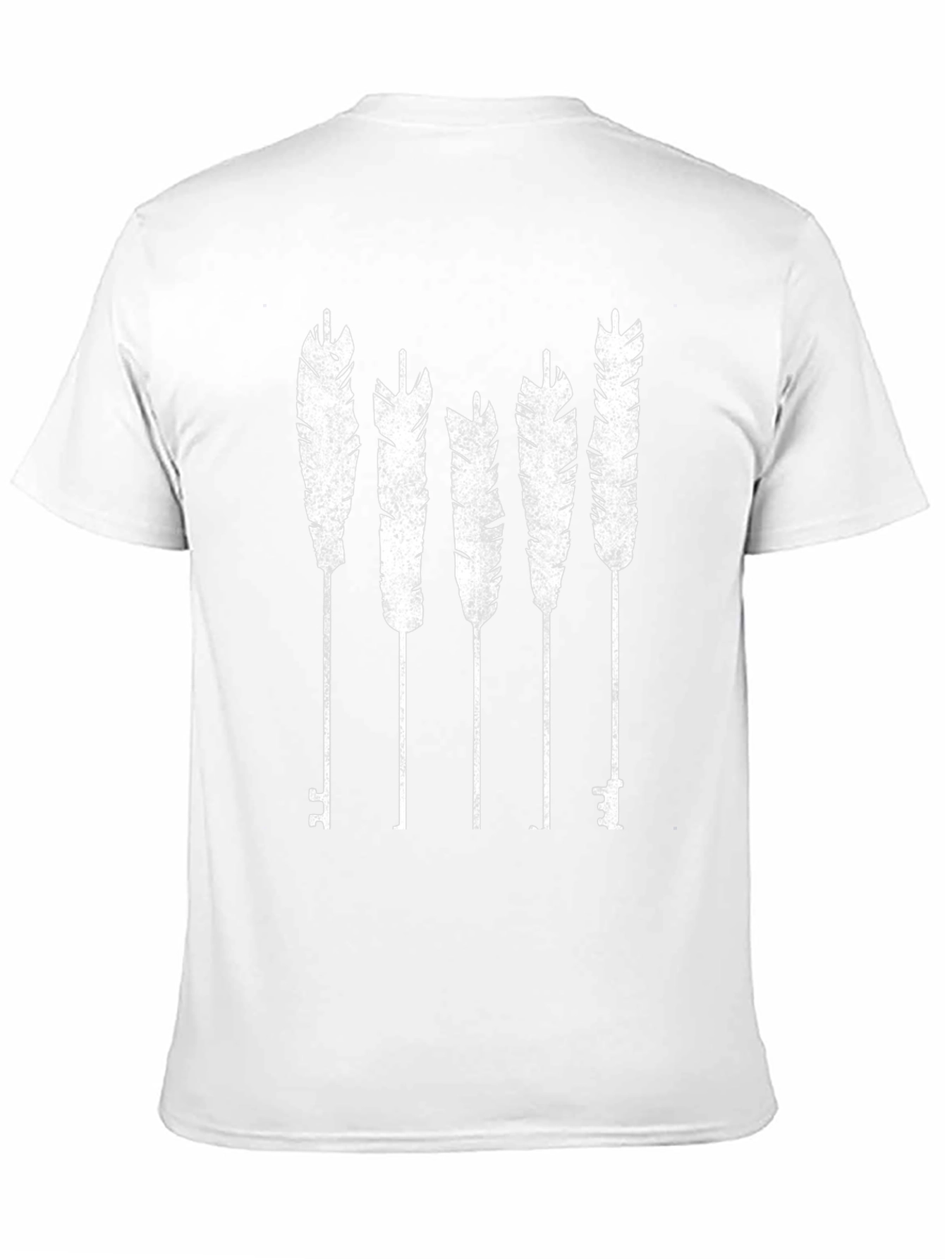 Feather & Key Graphic T-Shirt