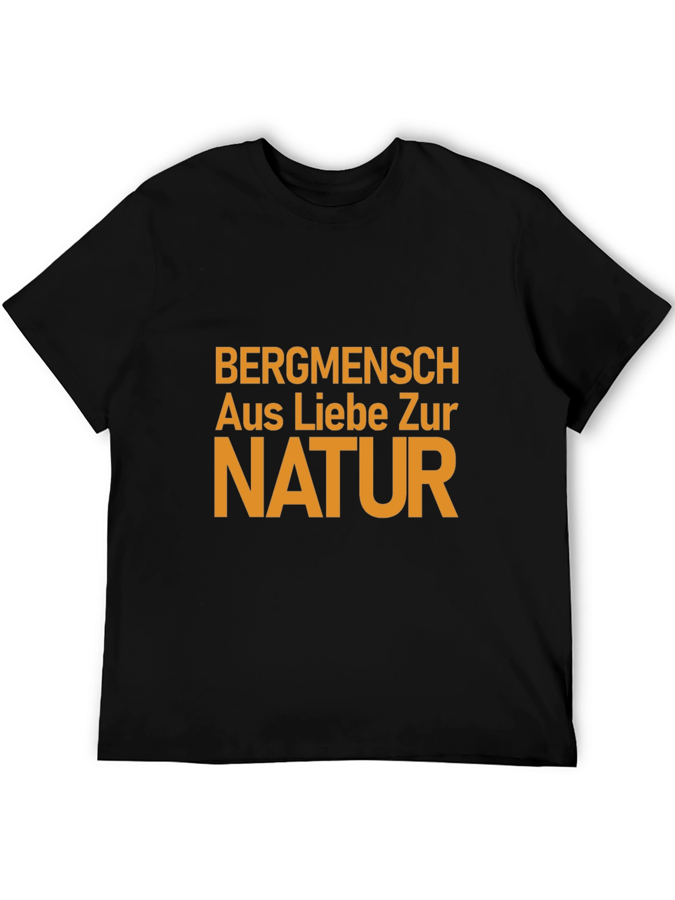 Bergmensch Nature Lover Black T-Shirt