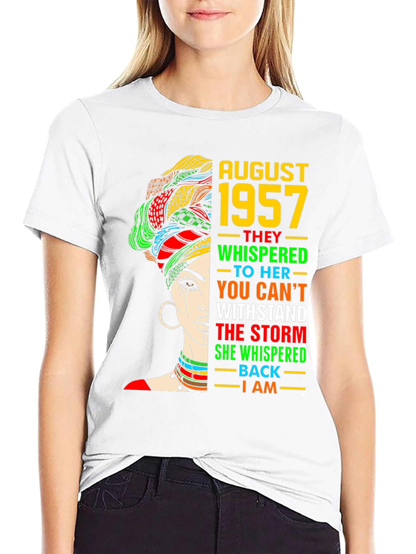 August 1957 Woman Strength T-Shirt