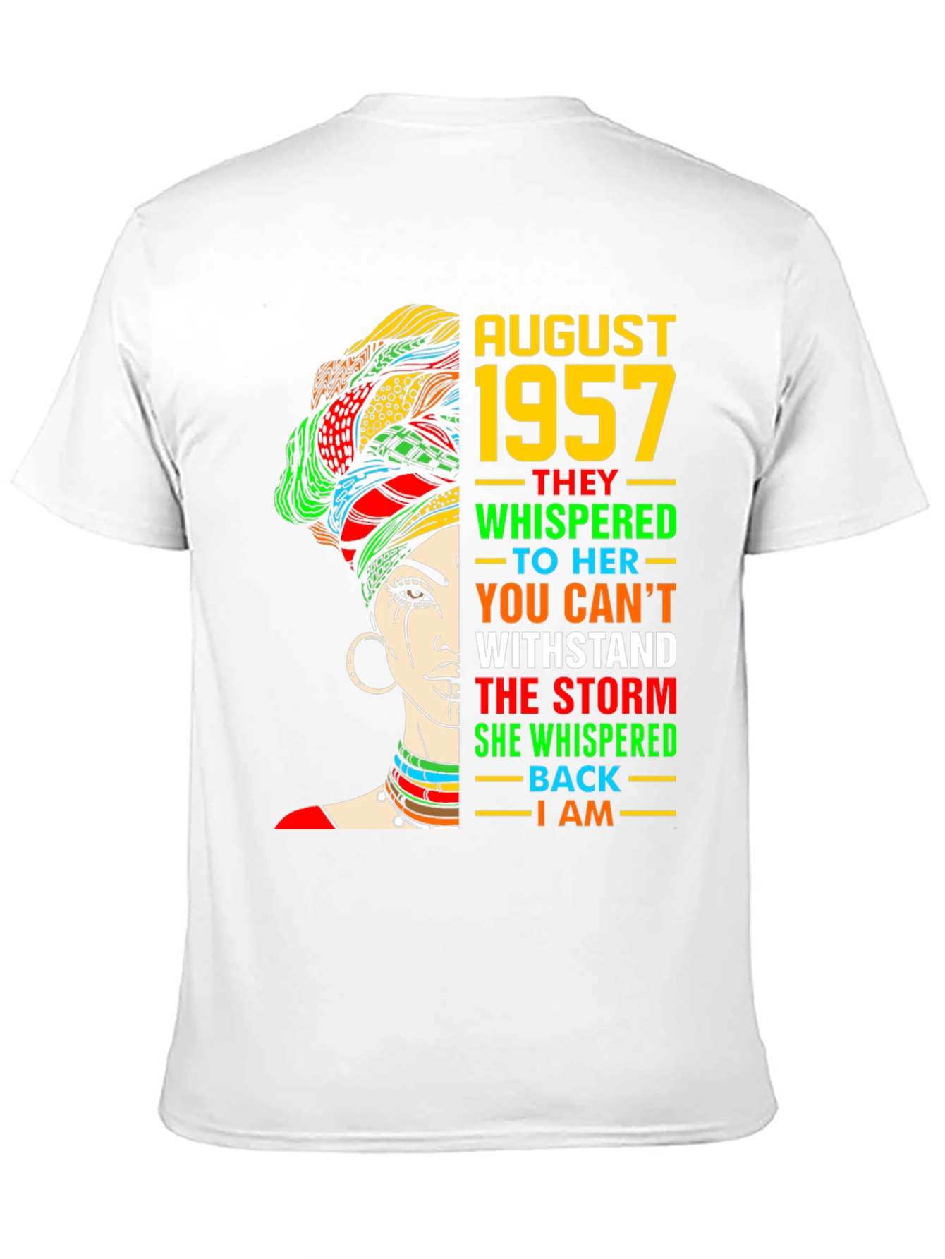 August 1957 Woman Strength T-Shirt