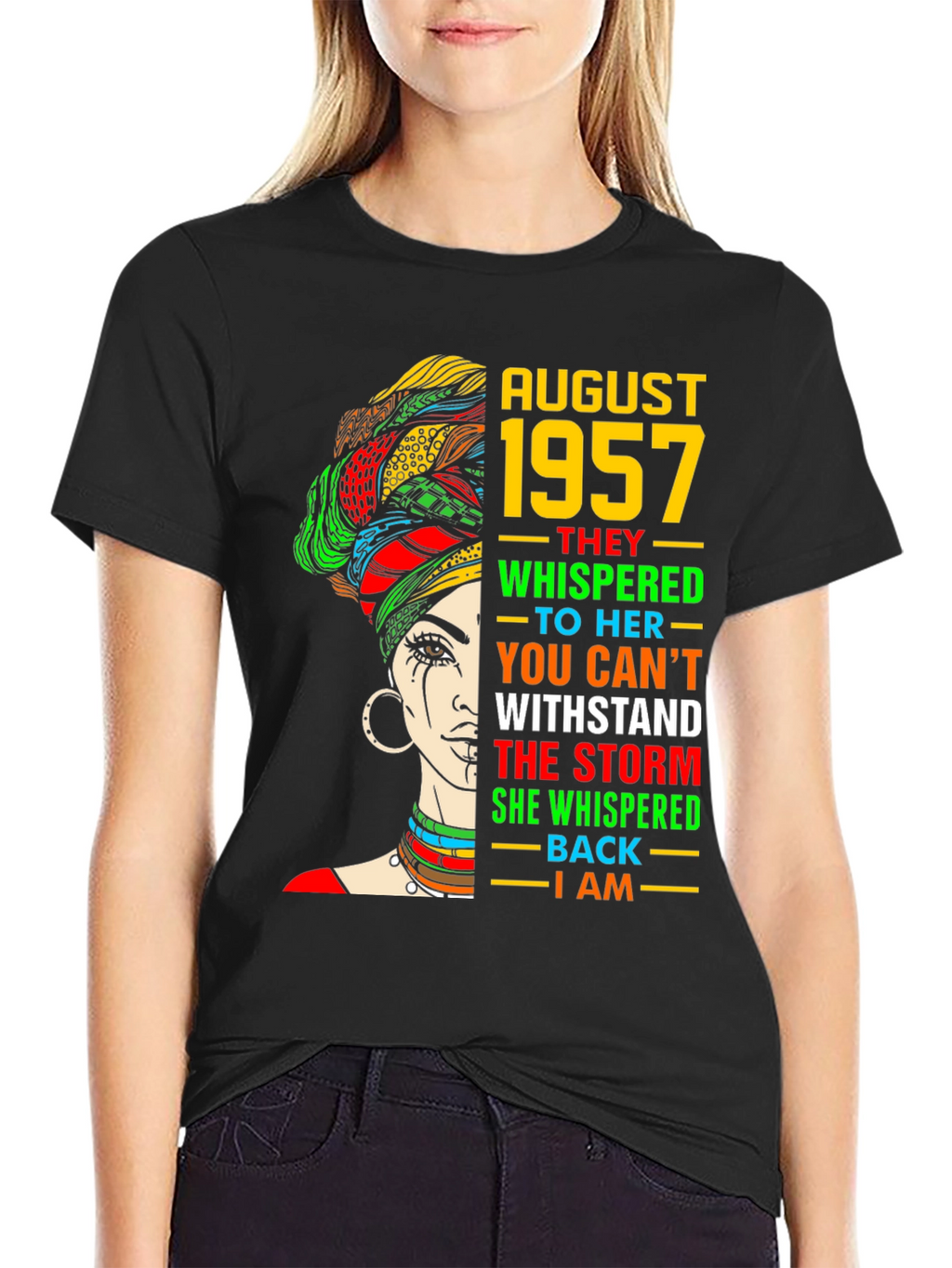 August 1957 Woman Strength T-Shirt