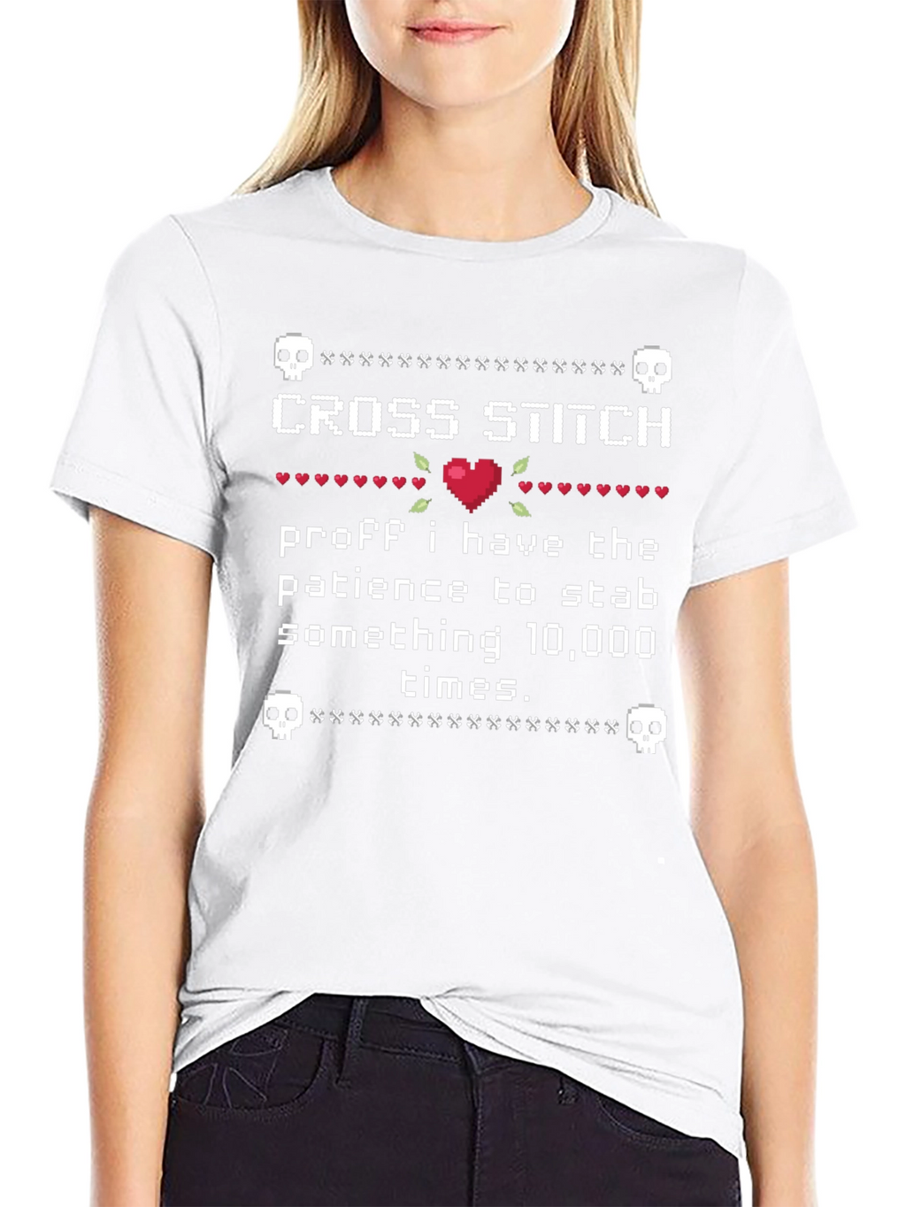 Cross Stitch Patience T-Shirt