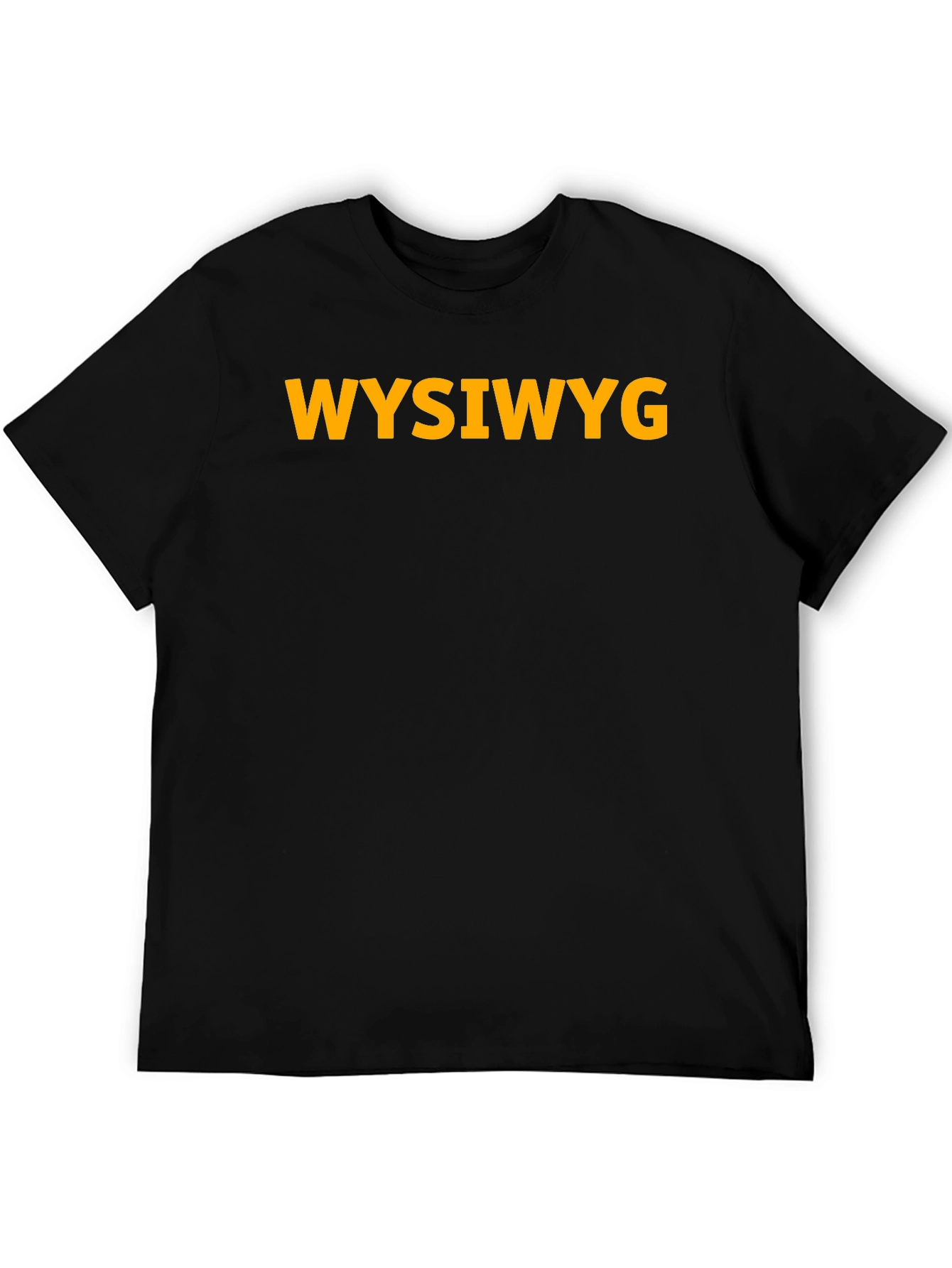 WYSIWYG Graphic T-Shirt - Black
