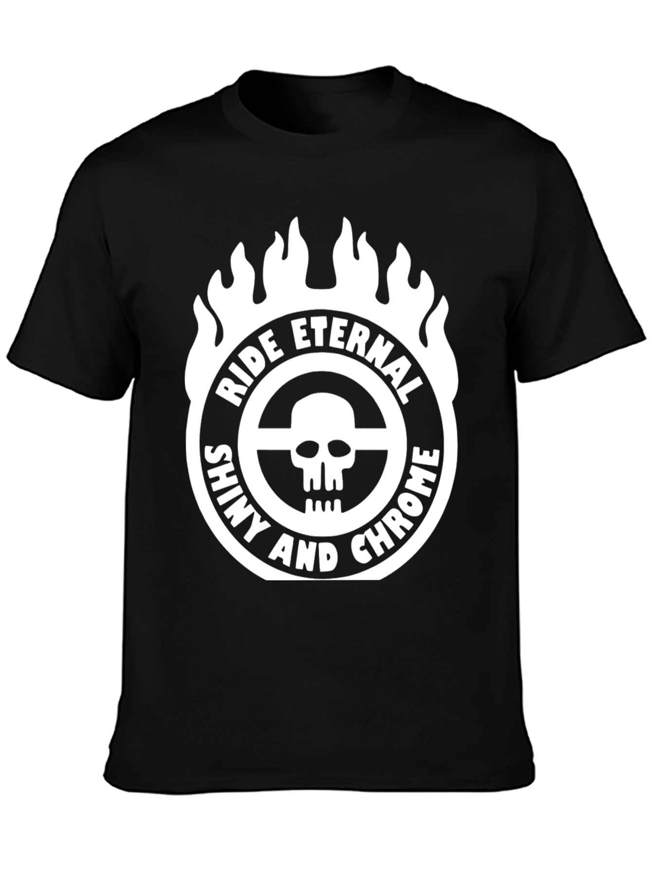 Ride Eternal Shiny and Chrome Black T-Shirt