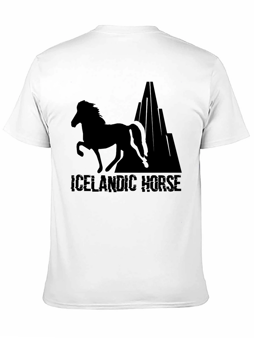 Icelandic Horse T-Shirt - Black Graphic Tee
