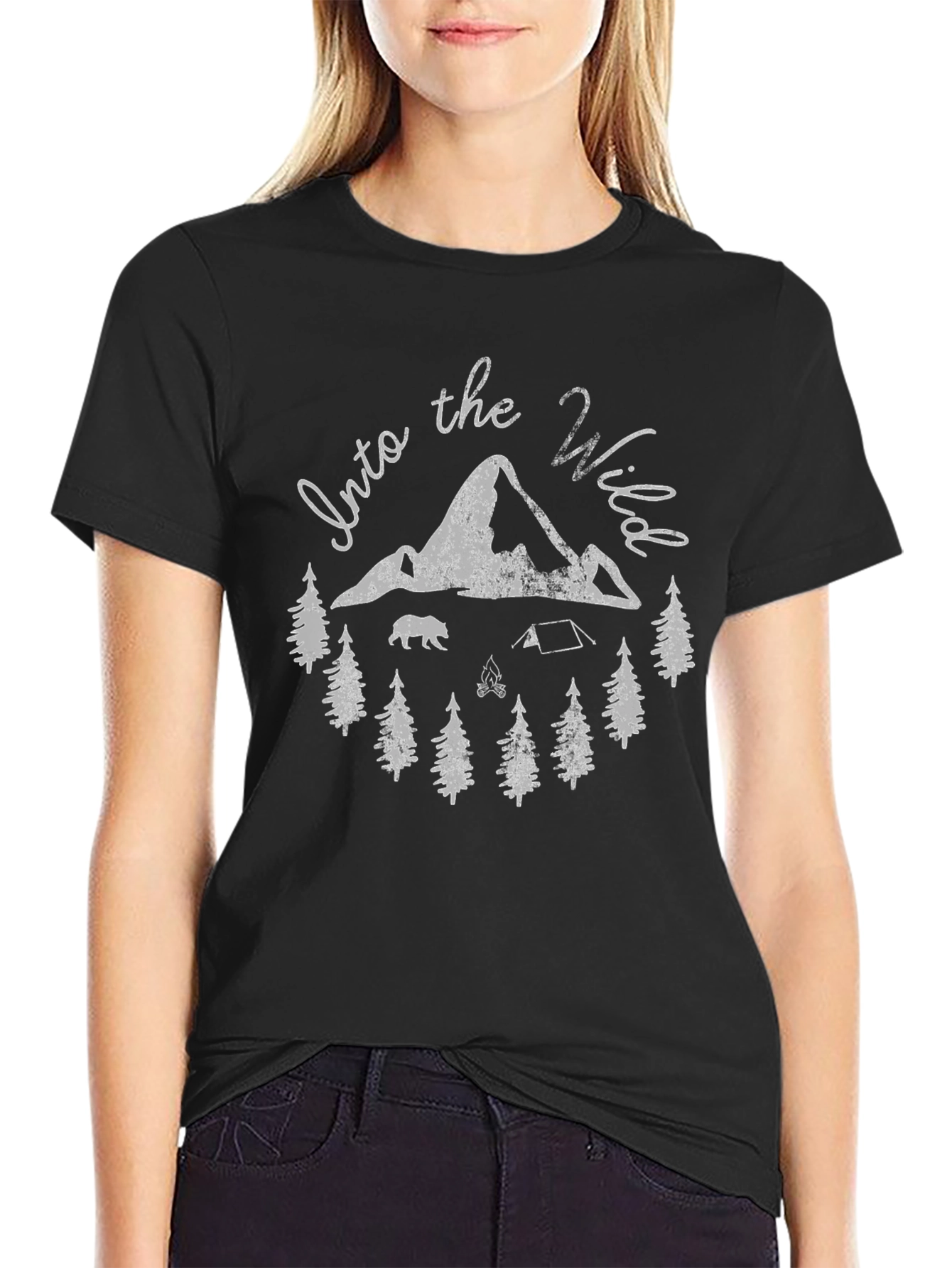 Into the Wild Graphic Tee - Nature Adventure Shirt