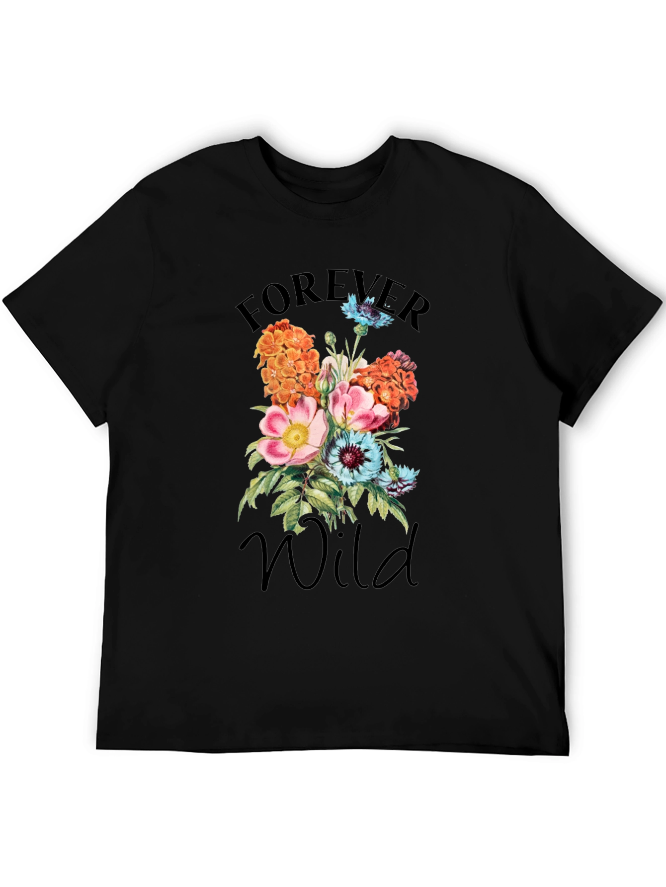 Forever Wild Floral Graphic T-Shirt