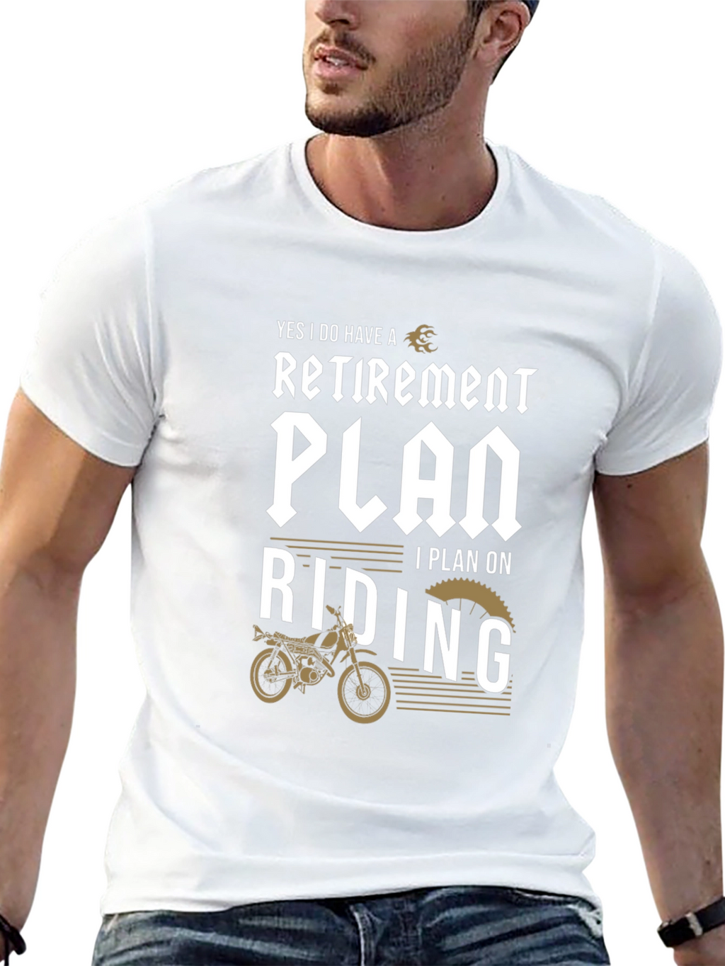 Retirement Plan Riding T-Shirt