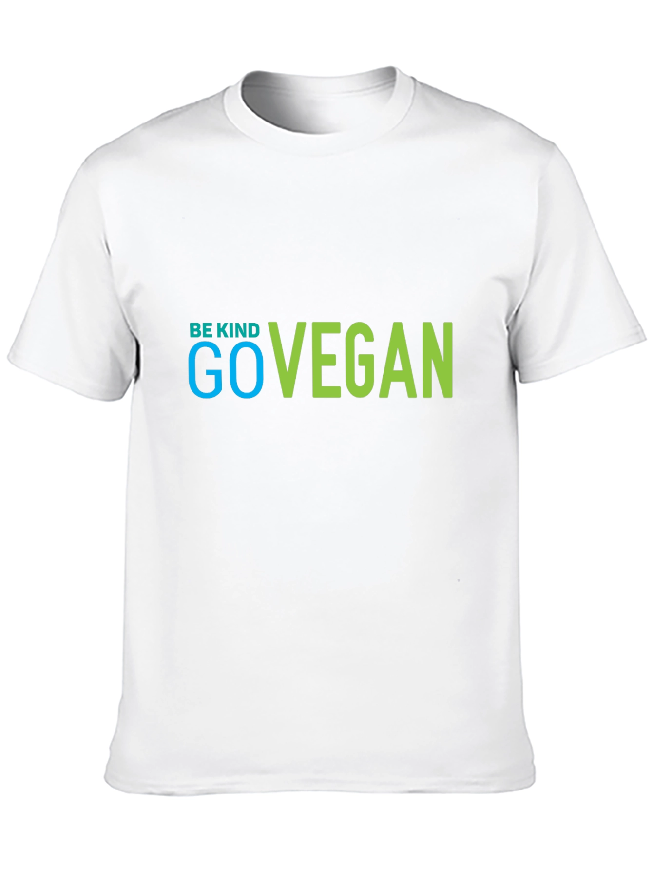 Be Kind Go Vegan Black Graphic Tee
