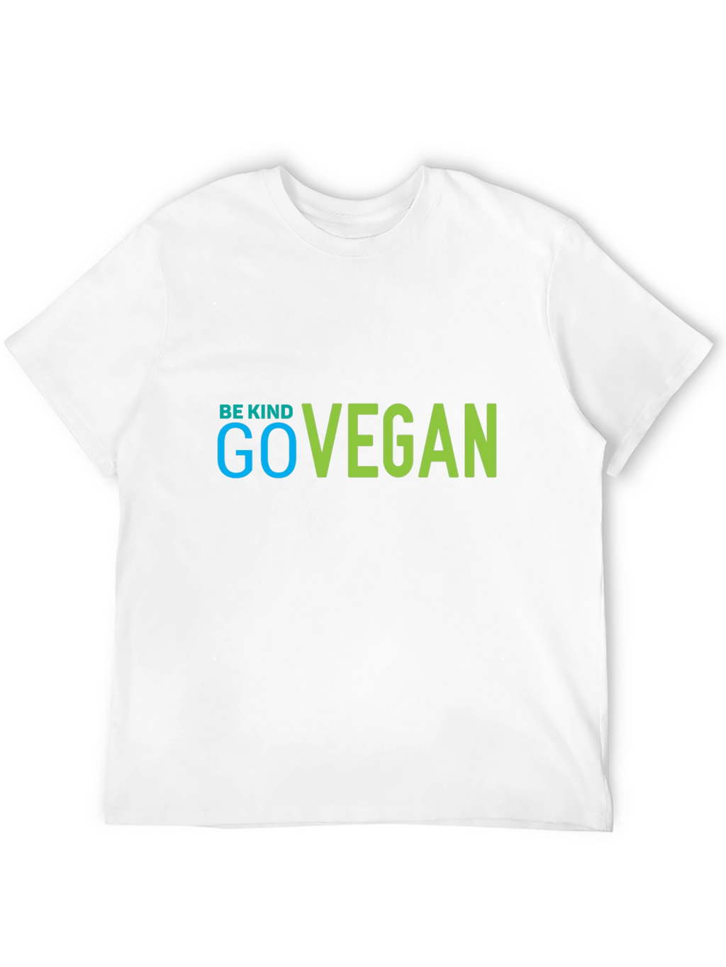 Be Kind Go Vegan Black Graphic Tee