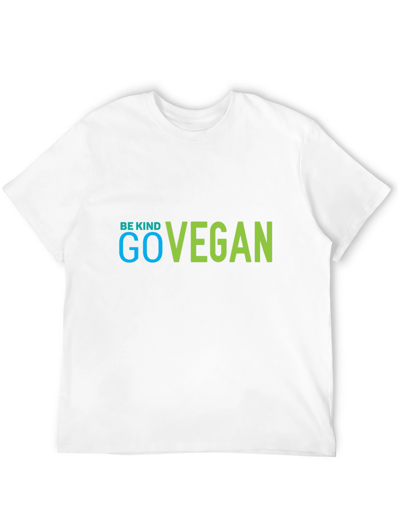 Be Kind Go Vegan Black Graphic Tee