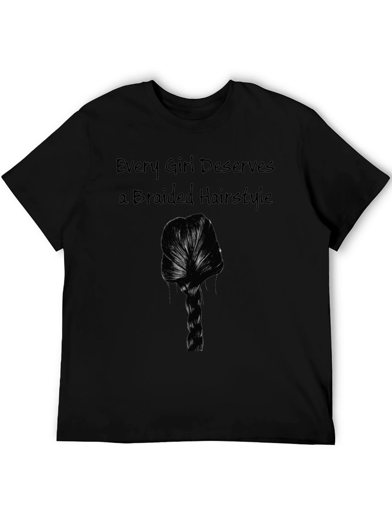 Braided Hairstyle Graphic Tee - Every Girl Deserves One!