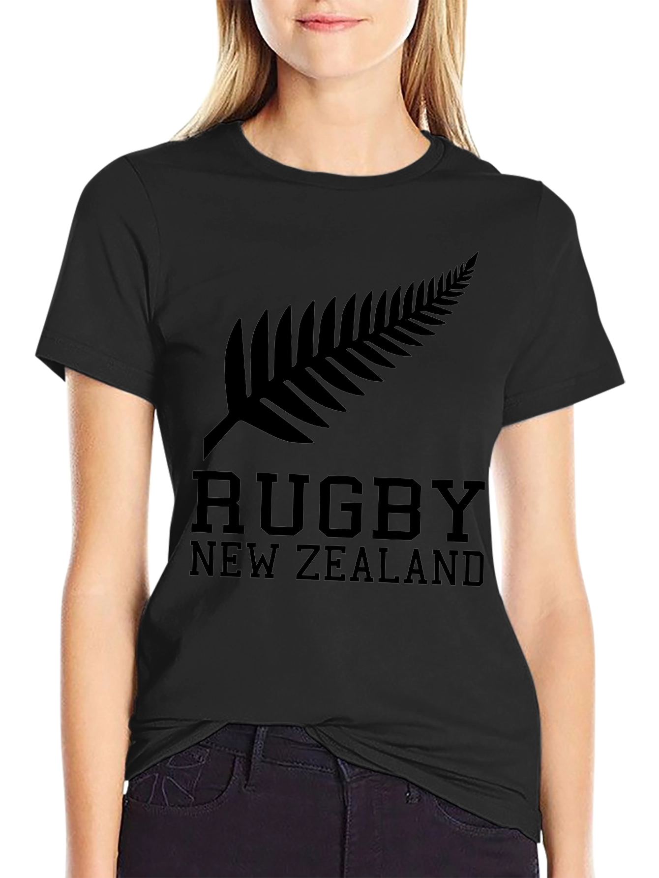 New Zealand Rugby Black T-Shirt