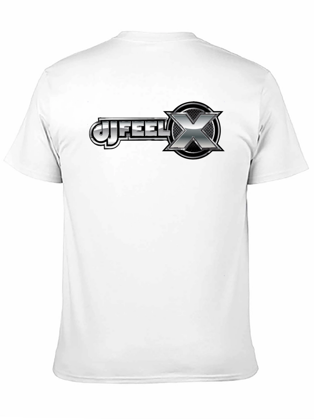 Uj Feel X Graphic T-Shirt - Black Cotton Blend