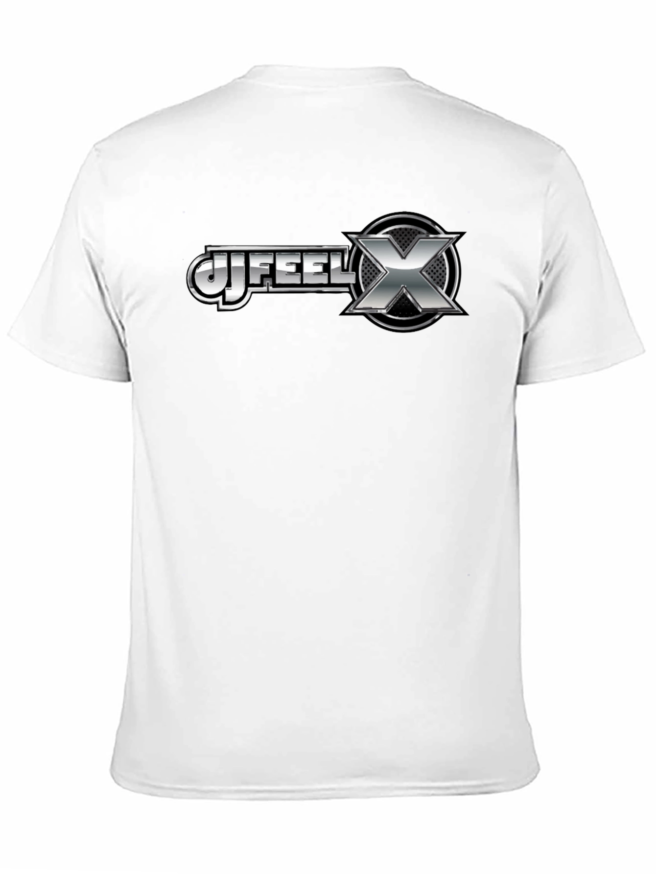 Uj Feel X Graphic T-Shirt - Black Cotton Blend