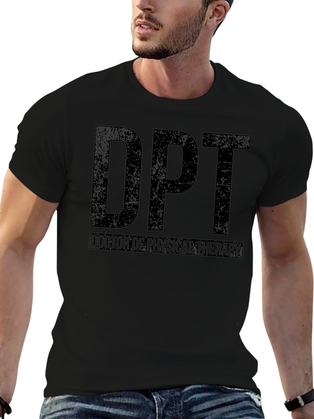 DPT Doctor of Physical Therapy Black T-Shirt