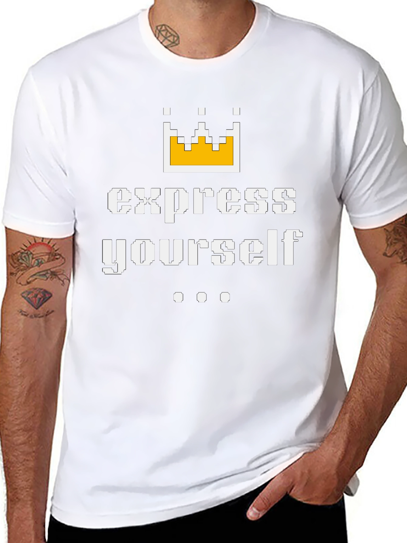 Express Yourself Pixelated T-Shirt