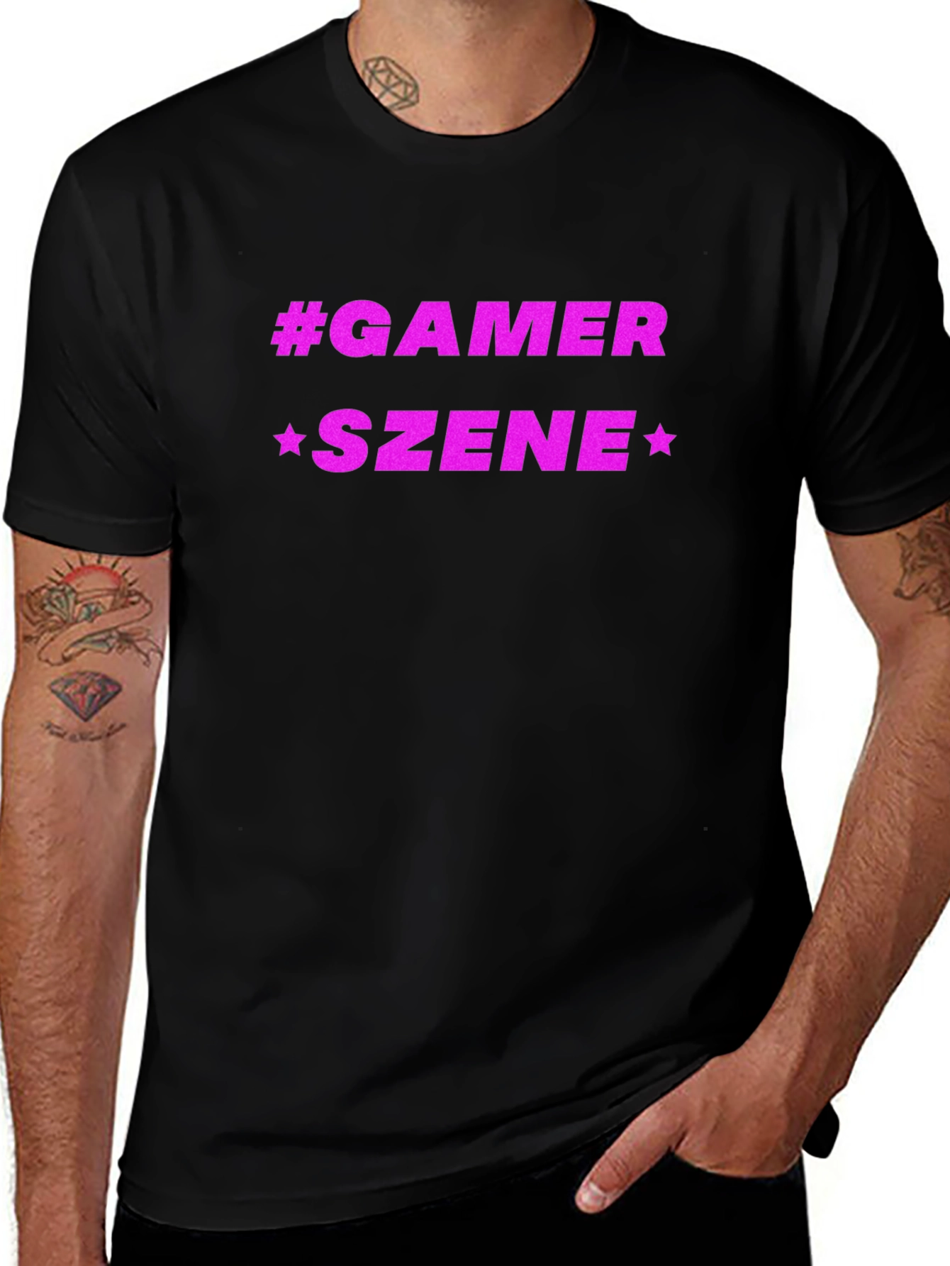 Gamer Szene Black Tee