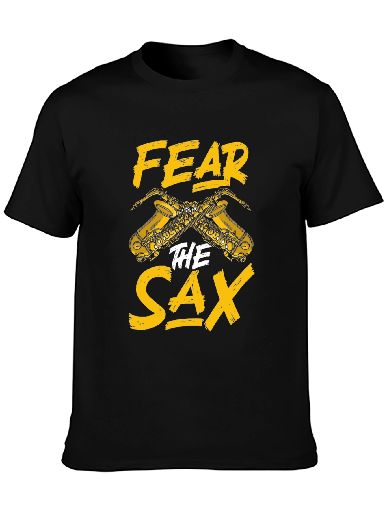 Fear The Sax T-Shirt - Musician Humor Tee