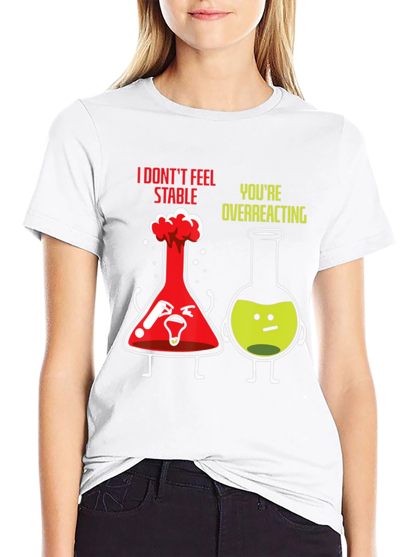 Funny Chemistry T-Shirt - I Dont Feel Stable