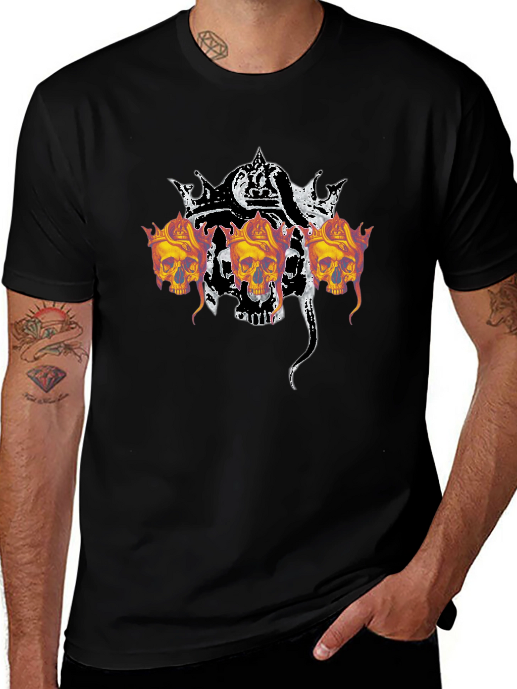 Skull Crown Graphic T-Shirt