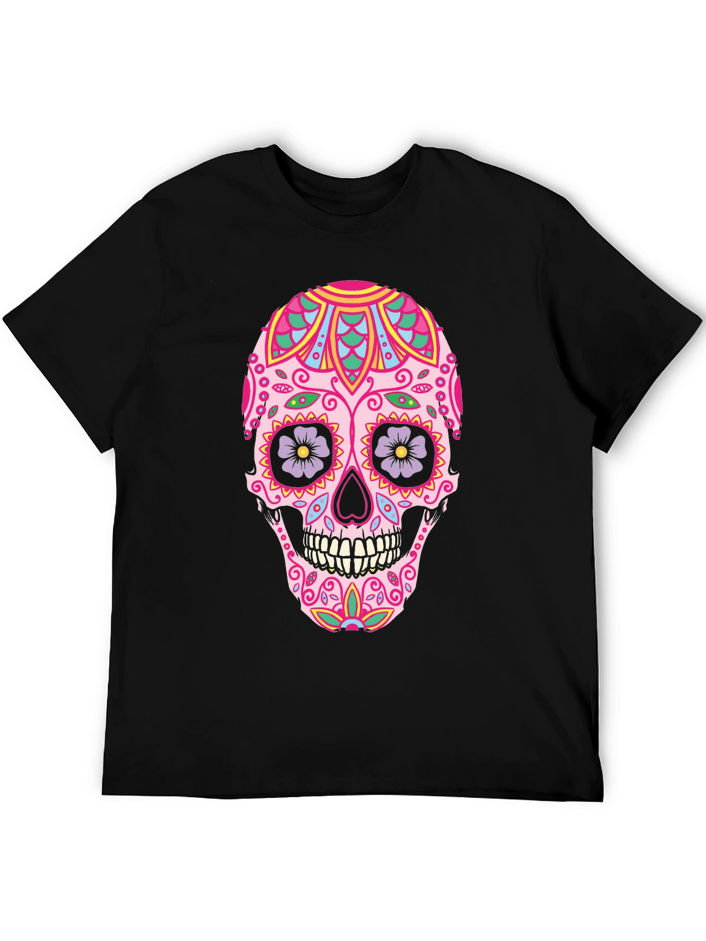 Sugar Skull Graphic Tee - Day of the Dead