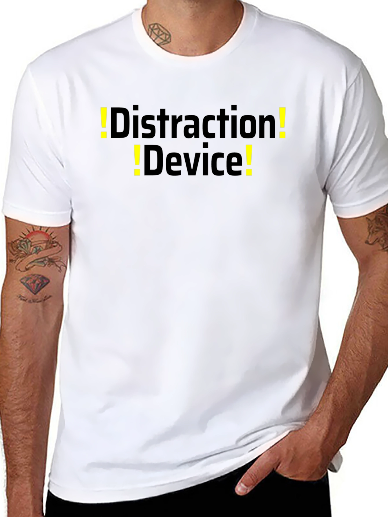 Distraction Device T-Shirt - Funny Novelty Tee
