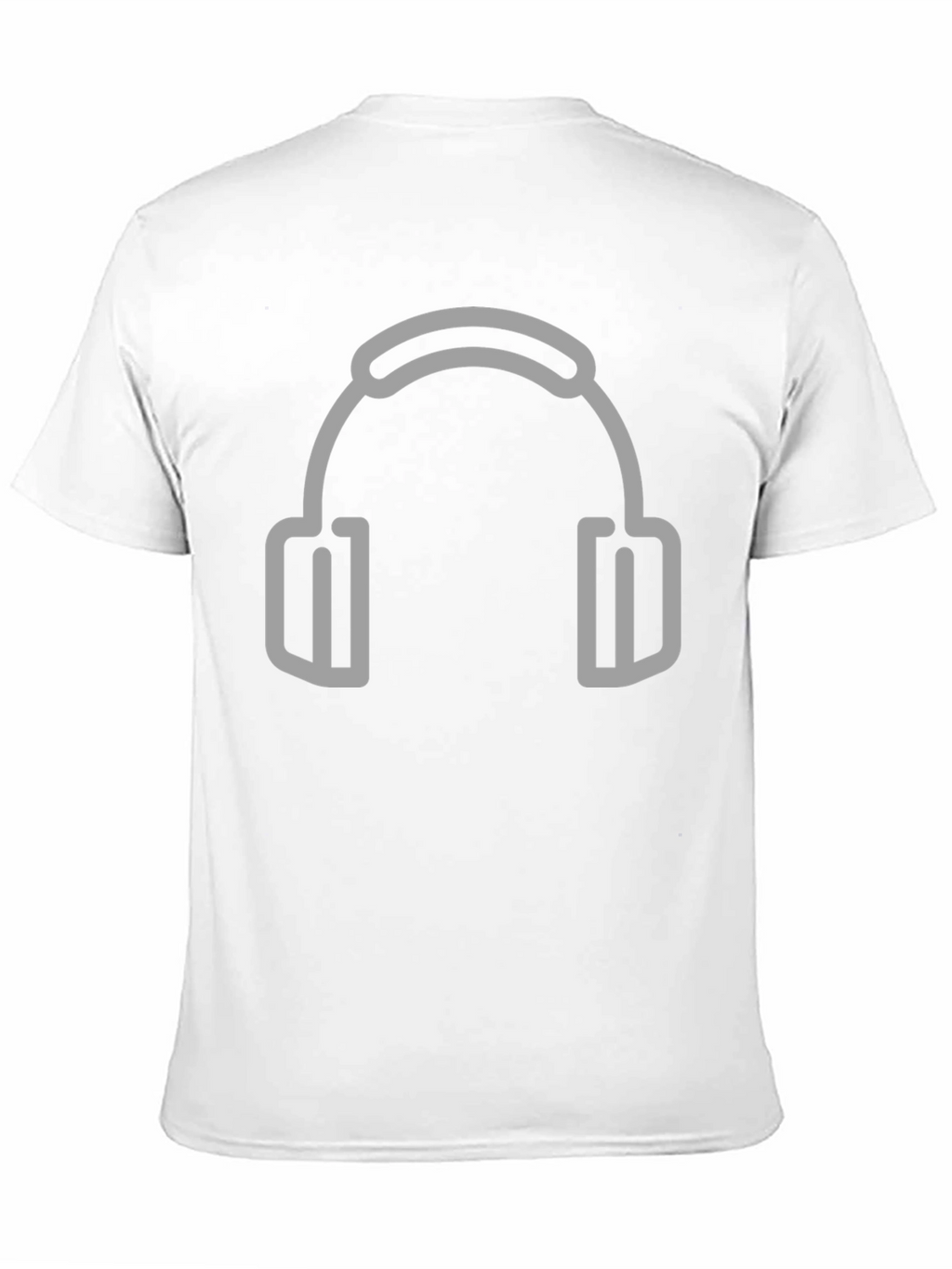 Headphone Graphic Black T-Shirt
