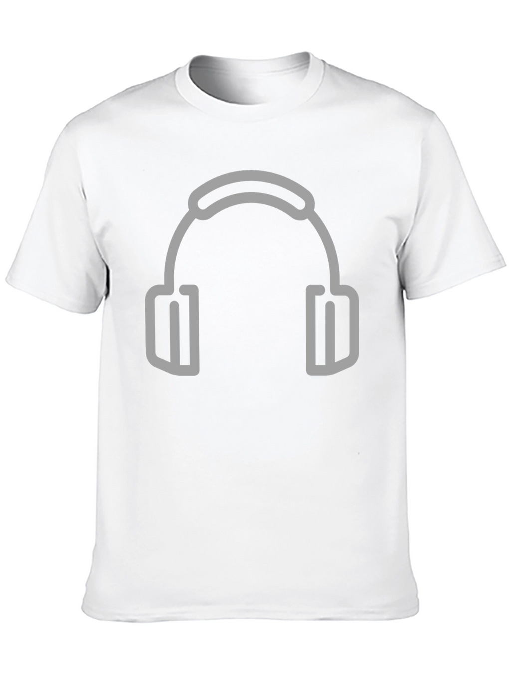 Headphone Graphic Black T-Shirt