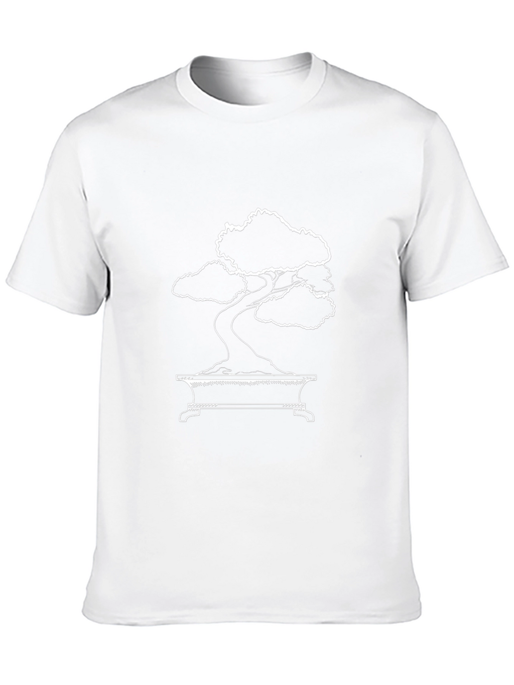 Bonsai Tree Graphic Tee - Minimalist Style
