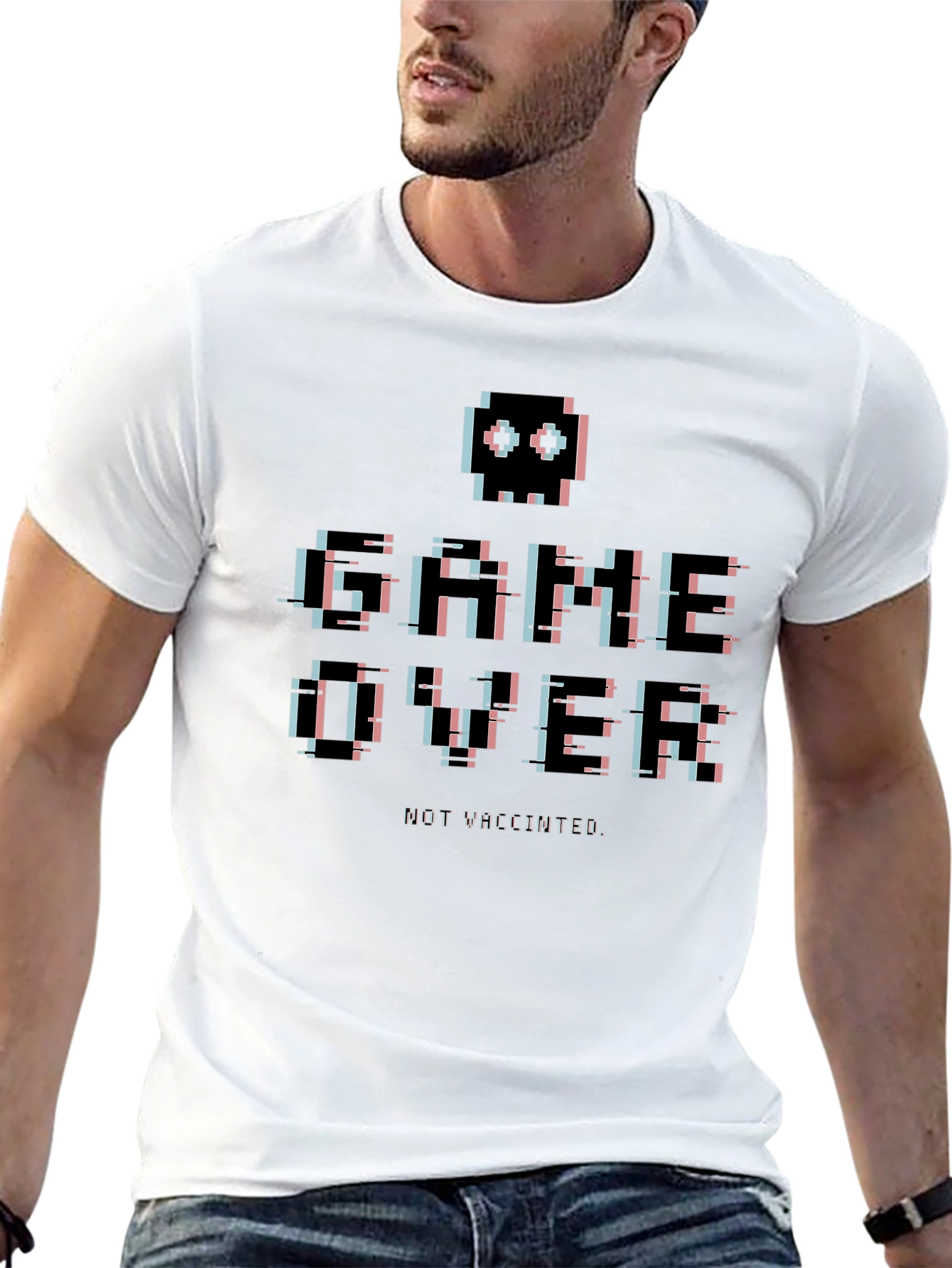 Retro Game Over T-Shirt - Pixelated Gaming Tee