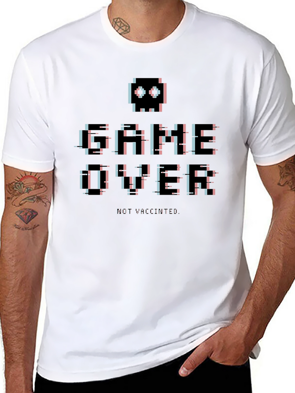 Retro Game Over T-Shirt - Pixelated Gaming Tee