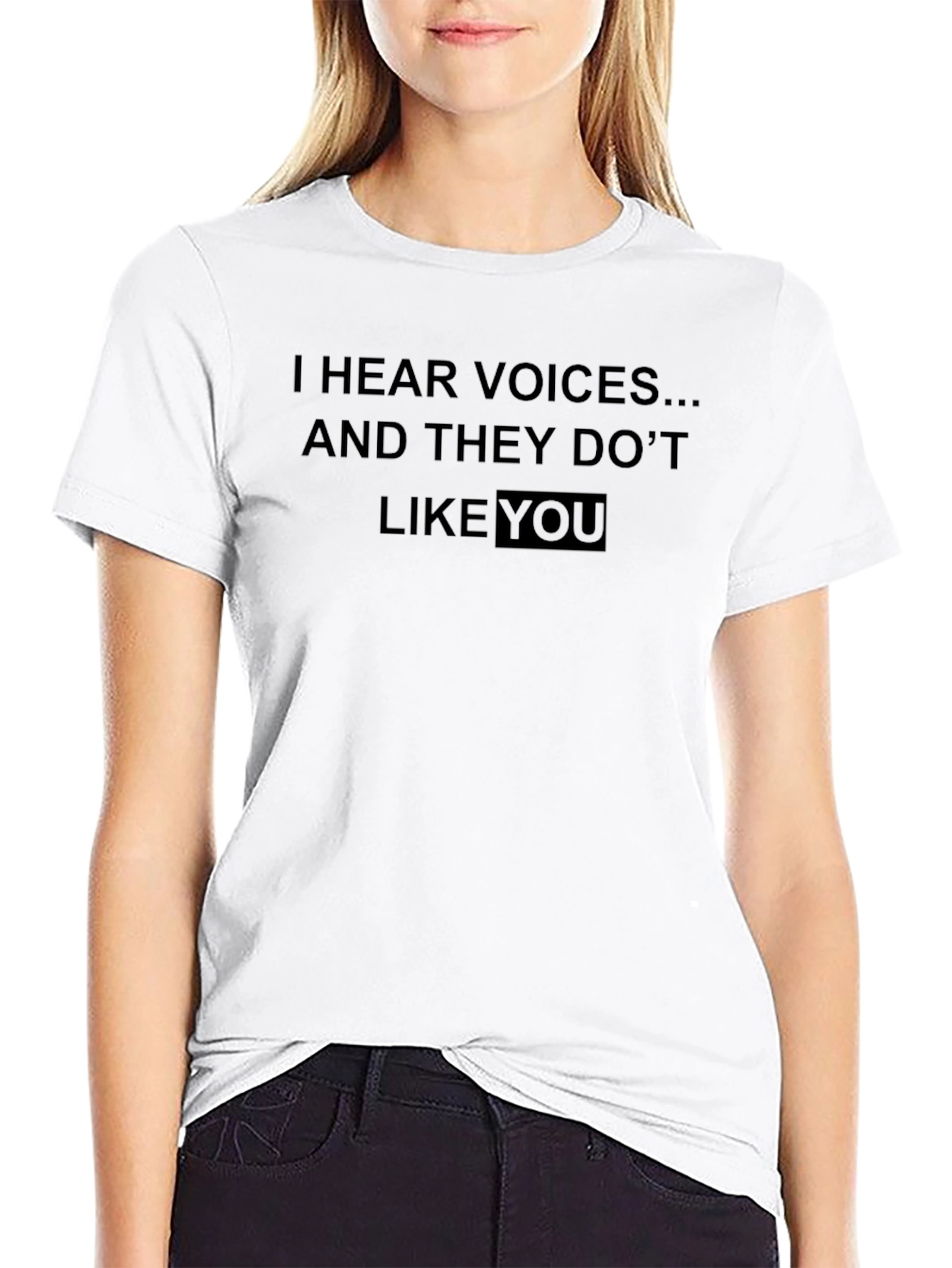 I Hear Voices Funny Graphic T-Shirt