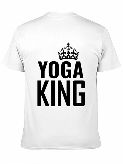 Yoga King Graphic Tee - Black Crew Neck