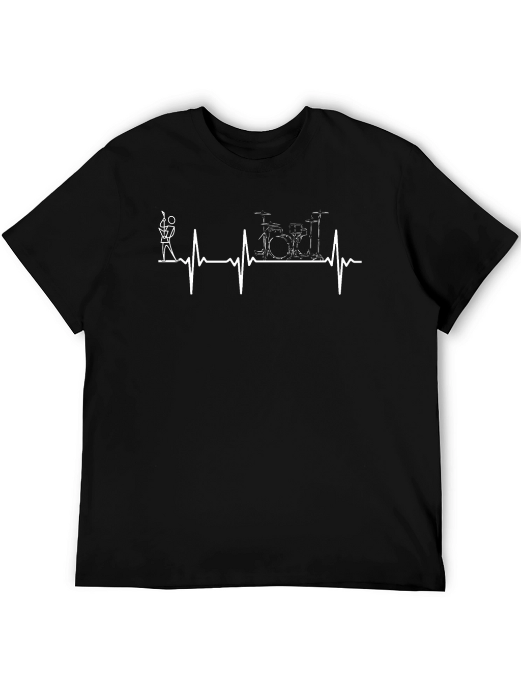Drumbeat Lifeline T-Shirt - Black
