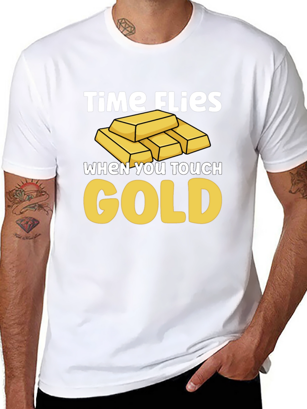 Time Flies When You Touch Gold T-Shirt